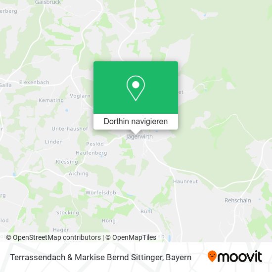 Terrassendach & Markise Bernd Sittinger Karte