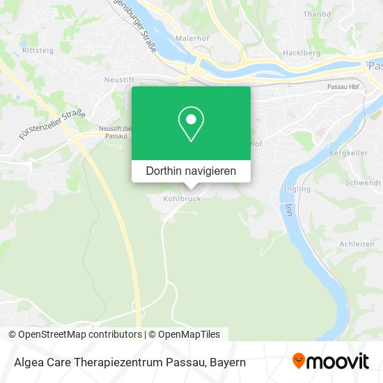 Algea Care Therapiezentrum Passau Karte