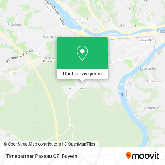 Timepartner Passau CZ Karte