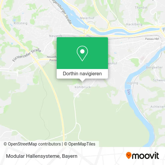 Modular Hallensysteme Karte