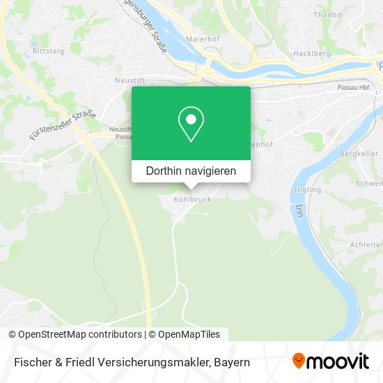 Fischer & Friedl Versicherungsmakler Karte