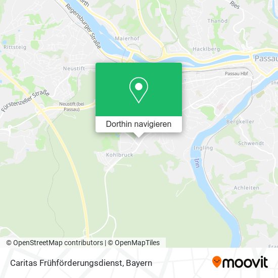 Caritas Frühförderungsdienst Karte