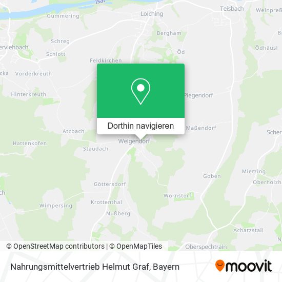 Nahrungsmittelvertrieb Helmut Graf Karte