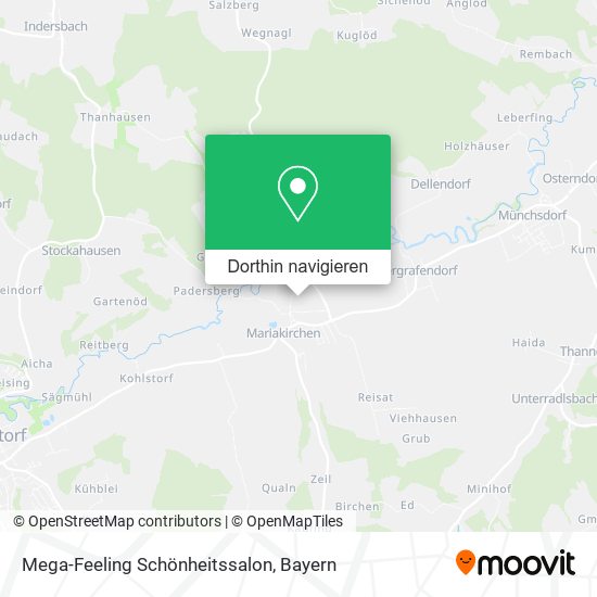 Mega-Feeling Schönheitssalon Karte