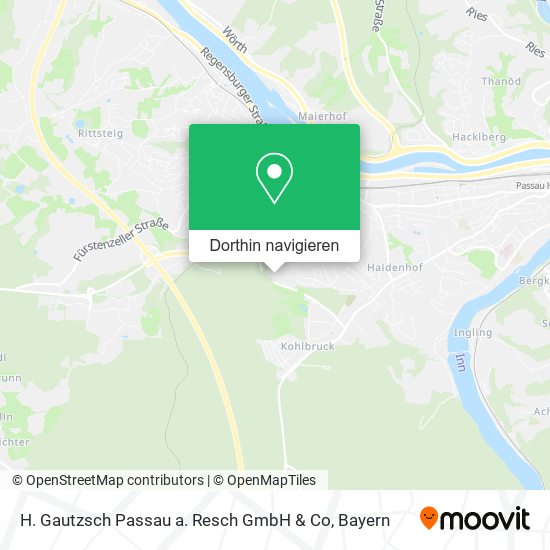 H. Gautzsch Passau a. Resch GmbH & Co Karte