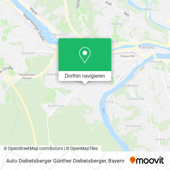 Auto Diebetsberger Günther Diebetsberger Karte
