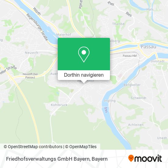 Friedhofsverwaltungs GmbH Bayern Karte