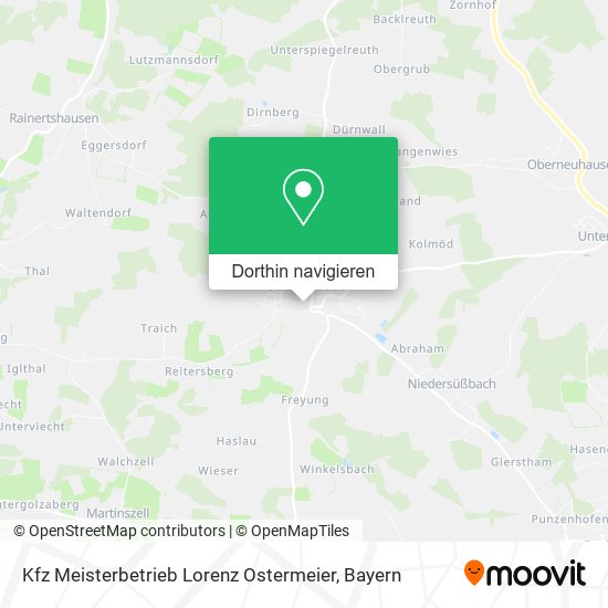 Kfz Meisterbetrieb Lorenz Ostermeier Karte
