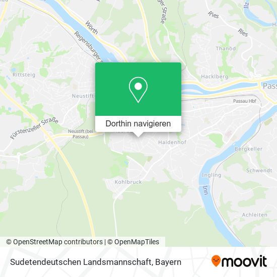 Sudetendeutschen Landsmannschaft Karte