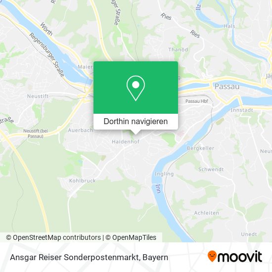 Ansgar Reiser Sonderpostenmarkt Karte