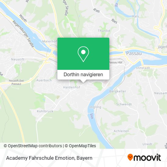 Academy Fahrschule Emotion Karte