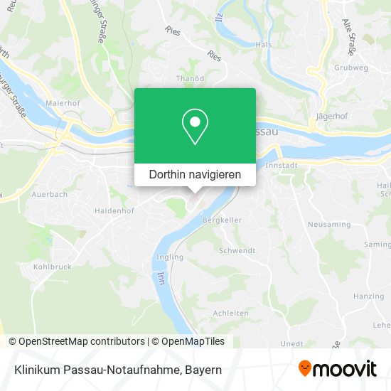 Klinikum Passau-Notaufnahme Karte
