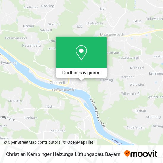 Christian Kempinger Heizungs Lüftungsbau Karte