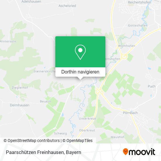 Paarschützen Freinhausen Karte