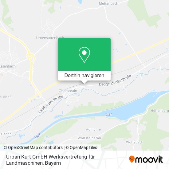 Urban Kurt GmbH Werksvertretung für Landmaschinen Karte