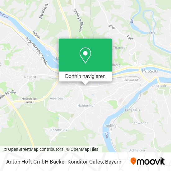 Anton Hoft GmbH Bäcker Konditor Cafés Karte