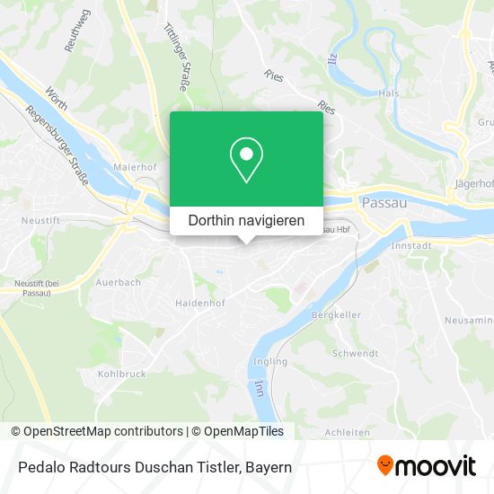Pedalo Radtours Duschan Tistler Karte