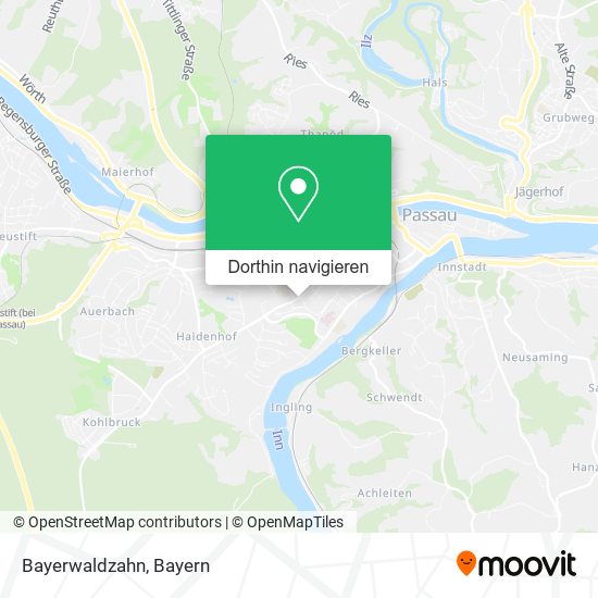 Bayerwaldzahn Karte