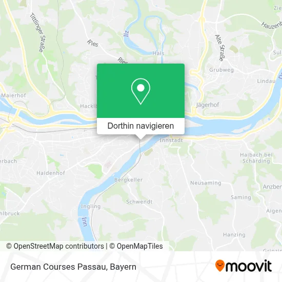 German Courses Passau Karte