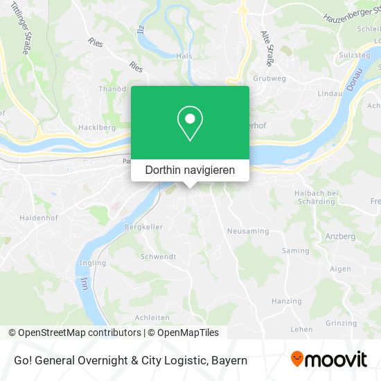 Go! General Overnight & City Logistic Karte