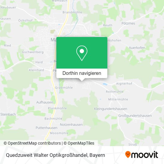 Quedzuweit Walter Optikgroßhandel Karte