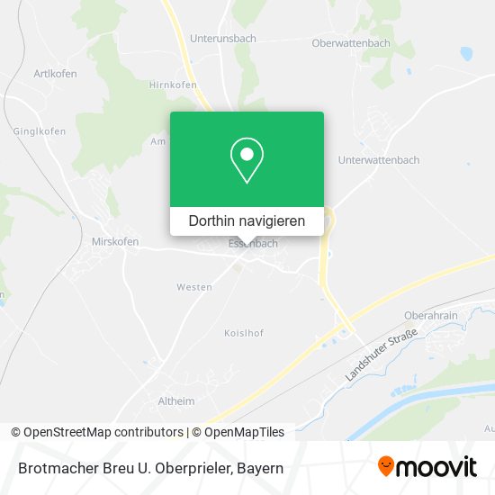Brotmacher Breu U. Oberprieler Karte
