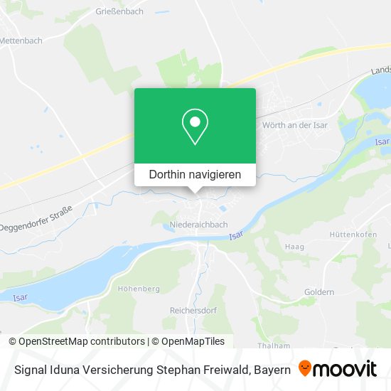 Signal Iduna Versicherung Stephan Freiwald Karte