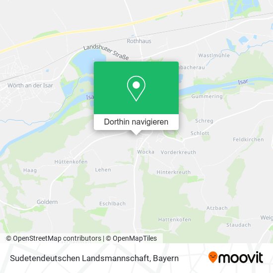 Sudetendeutschen Landsmannschaft Karte