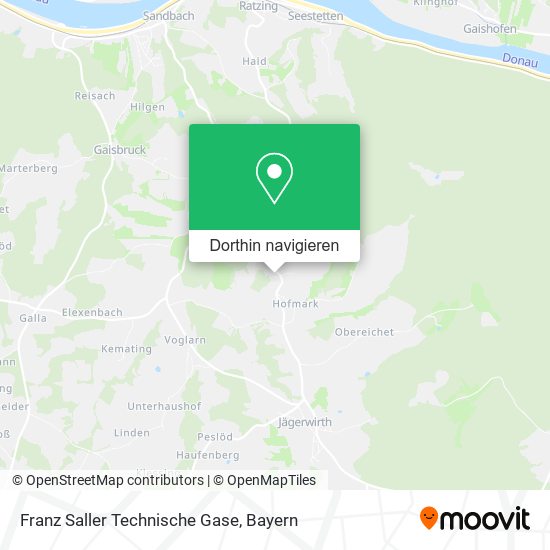 Franz Saller Technische Gase Karte