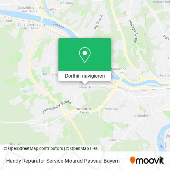 Handy Reparatur Service Mourad Passau Karte
