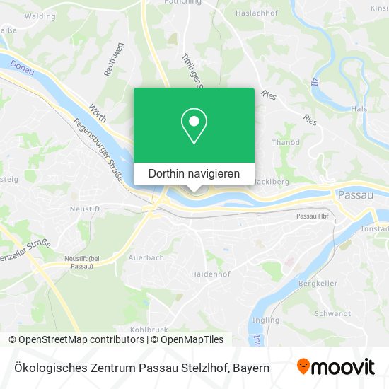 Ökologisches Zentrum Passau Stelzlhof Karte