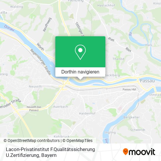 Lacon-Privatinstitut F.Qualitätssicherung U.Zertifizierung Karte