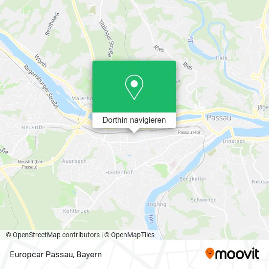 Europcar Passau Karte