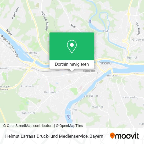 Helmut Larrass Druck- und Medienservice Karte