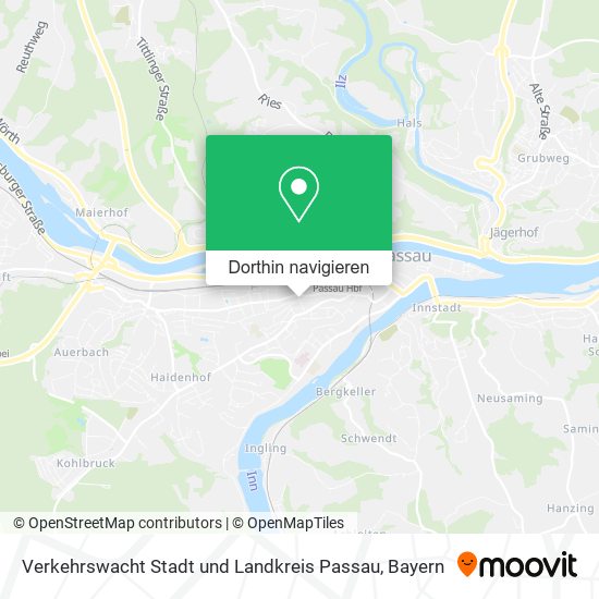 Verkehrswacht Stadt und Landkreis Passau Karte