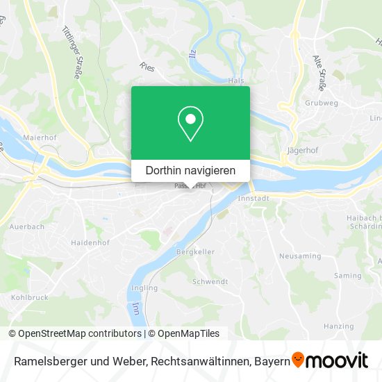Ramelsberger und Weber, Rechtsanwältinnen Karte