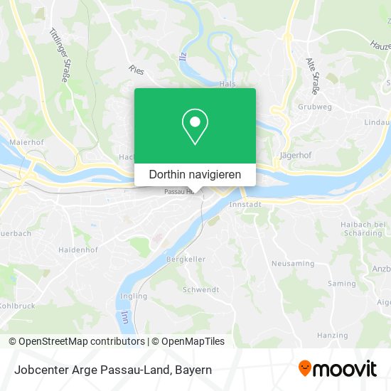 Jobcenter Arge Passau-Land Karte