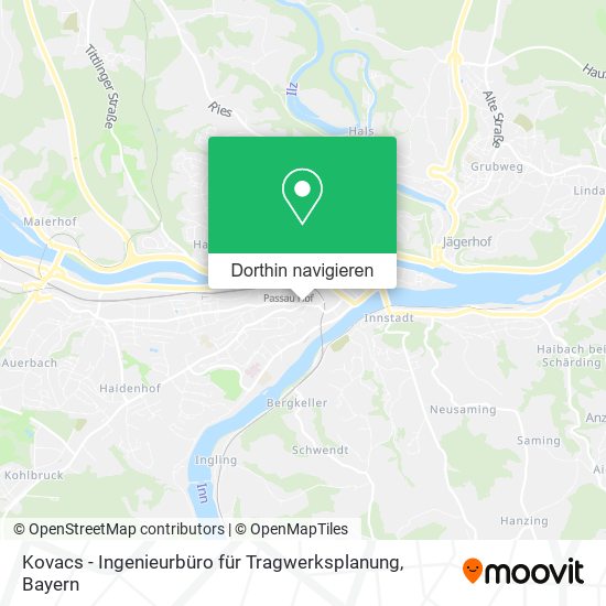 Kovacs - Ingenieurbüro für Tragwerksplanung Karte
