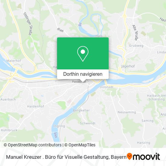 Manuel Kreuzer . Büro für Visuelle Gestaltung Karte