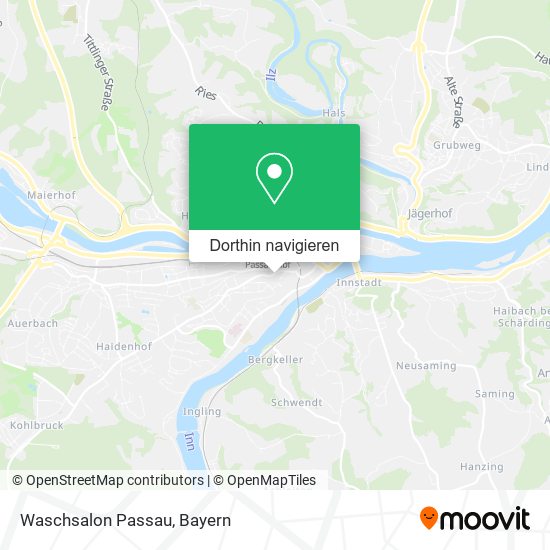 Waschsalon Passau Karte