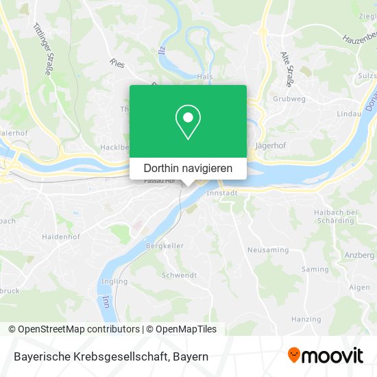 Bayerische Krebsgesellschaft Karte