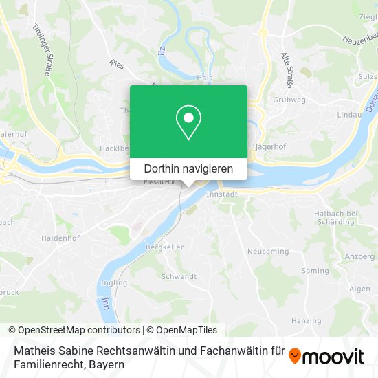 Matheis Sabine Rechtsanwältin und Fachanwältin für Familienrecht Karte