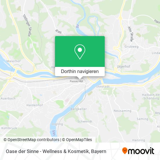 Oase der Sinne - Wellness & Kosmetik Karte