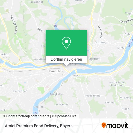 Amici Premium Food Delivery Karte