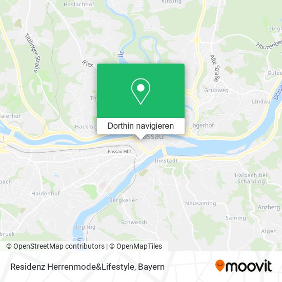 Residenz Herrenmode&Lifestyle Karte