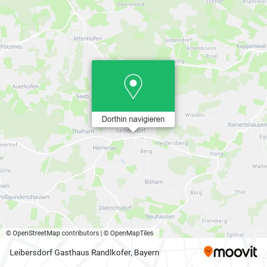 Leibersdorf Gasthaus Randlkofer Karte