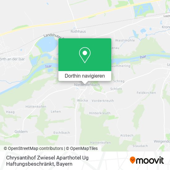 Chrysantihof Zwiesel Aparthotel Ug Haftungsbeschränkt Karte