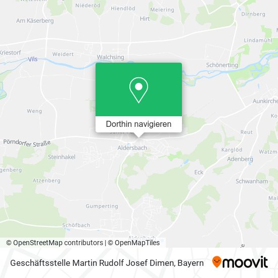 Geschäftsstelle Martin Rudolf Josef Dimen Karte