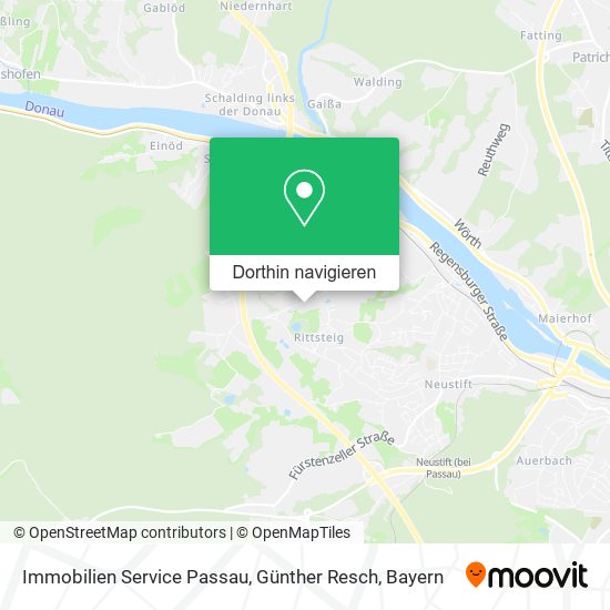 Immobilien Service Passau, Günther Resch Karte