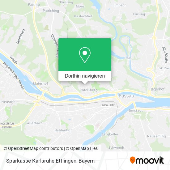 Sparkasse Karlsruhe Ettlingen Karte